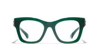 Chanel Ch 3498 Women Green Butterfly Eyeglasses