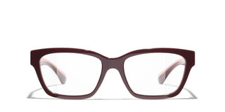 Chanel Ch 3503b Women Red Rectangle Eyeglasses