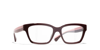 Chanel Ch 3503b Women Red Rectangle Eyeglasses