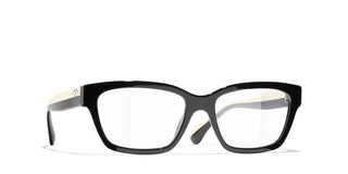 Chanel Ch 3503b Women Black Rectangle Eyeglasses