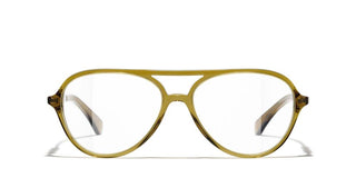 Chanel Ch 3504 Women Green Pilot Eyeglasses