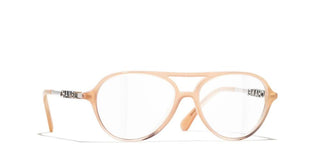 Chanel Ch 3504 Women Pink Pilot Eyeglasses