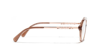 Chanel Ch 3504 Women Brown Pilot Eyeglasses
