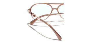 Chanel Ch 3504 Women Brown Pilot Eyeglasses