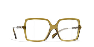 Chanel Ch 3505 Women Green Square Eyeglasses
