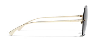 Chanel Ch 4271t Women Gold Square Sunglasses