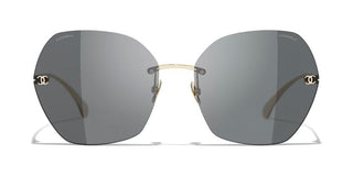 Chanel Ch 4271t Women Gold Square Sunglasses