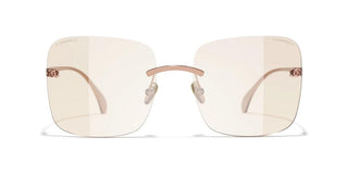 CHANEL CH 4287ST women Rose gold Square Sunglasses