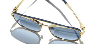 CHANEL CH 4290Q women Gold Pilot Sunglasses