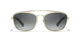 CHANEL CH 4290Q women Gold Pilot Sunglasses
