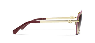 CHANEL CH 4290Q women Gold Pilot Sunglasses