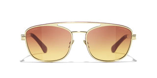 CHANEL CH 4290Q women Gold Pilot Sunglasses