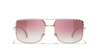 CHANEL CH 4294 women Gold Pilot Sunglasses