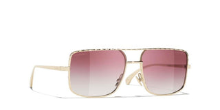 CHANEL CH 4294 women Gold Pilot Sunglasses