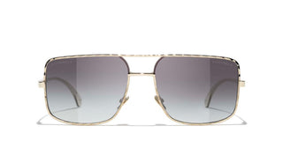 CHANEL CH 4294 women Gold Pilot Sunglasses