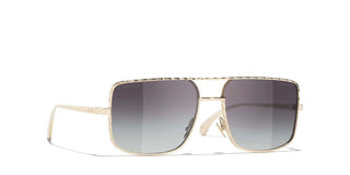 CHANEL CH 4294 women Gold Pilot Sunglasses