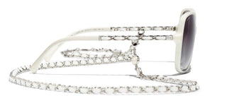 CHANEL CH 5210Q women White Sunglasses