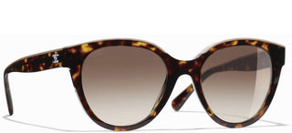 CHANEL CH 5414 women Havana Cat Eye Sunglasses