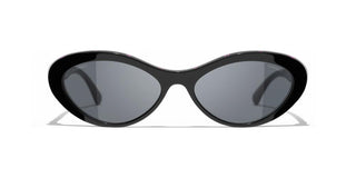 CHANEL CH 5416 women Black Oval Sunglasses