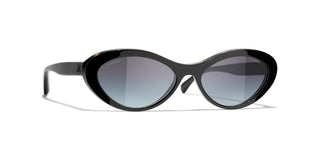 CHANEL CH 5416 women Black Oval Sunglasses
