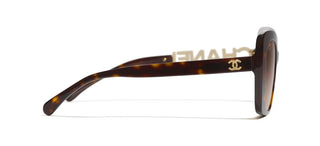 CHANEL CH 5422B women Havana Square Sunglasses