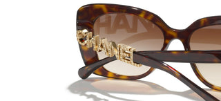 CHANEL CH 5422B women Havana Square Sunglasses