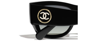 CHANEL CH 5507 women Black Rectangle Sunglasses