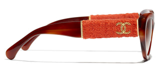 CHANEL CH 5513 women Brown Butterfly Sunglasses