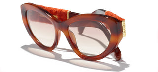 CHANEL CH 5513 women Brown Butterfly Sunglasses