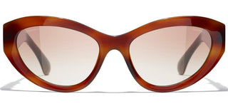 CHANEL CH 5513 women Brown Butterfly Sunglasses