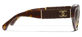 CHANEL CH 5513 women Brown Butterfly Sunglasses