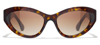CHANEL CH 5513 women Brown Butterfly Sunglasses