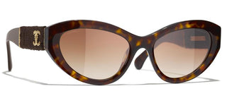 CHANEL CH 5513 women Brown Butterfly Sunglasses