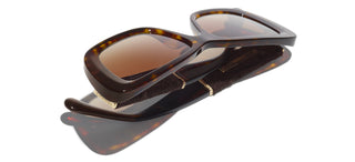 CHANEL CH 5514 women Brown Rectangle Sunglasses
