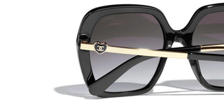 CHANEL CH 5521 women Black Square Sunglasses