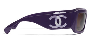 CHANEL CH 5526 women Violet Rectangle Sunglasses