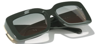 CHANEL CH 5534 women Green Visor Sunglasses