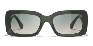 CHANEL CH 5534 women Green Visor Sunglasses