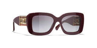CHANEL CH 5535Q women Red Sunglasses