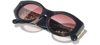 CHANEL CH 5536Q women Grey Oval Sunglasses