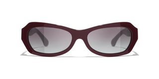 CHANEL CH 5537Q women Violet Sunglasses