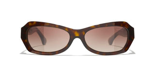 CHANEL CH 5537Q women Havana Sunglasses