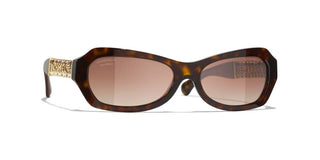 CHANEL CH 5537Q women Havana Sunglasses