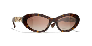 CHANEL CH 5538Q women Havana Cat Eye Sunglasses