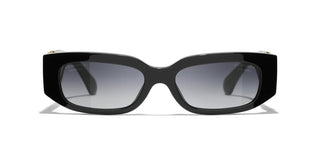 CHANEL CH 5544 women Black Rectangle Sunglasses