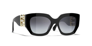 CHANEL CH 5545 women Black Cat Eye Sunglasses