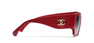 Chanel Ch 5549 Women Red Squared Sunglasses