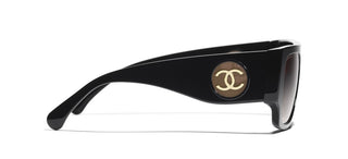 Chanel Ch 5549 Women Black Squared Sunglasses