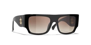 Chanel Ch 5549 Women Black Squared Sunglasses