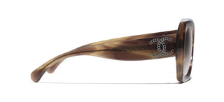 CHANEL CH 5555 women Brown Butterfly Sunglasses